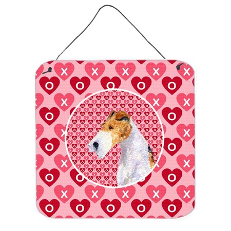 Carolines Treasures Fox Terrier Aluminium Metal Wall Or Door Hanging Prints SS4478DS66